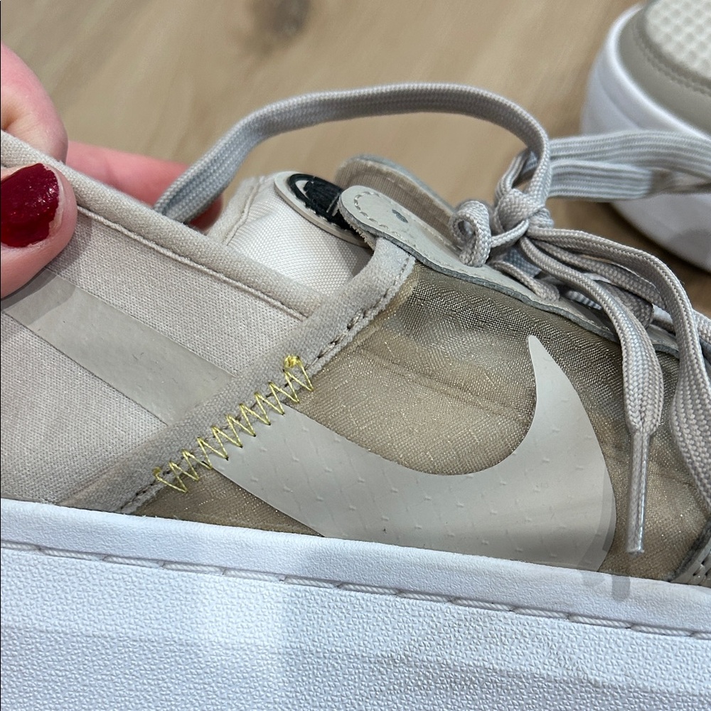 Nike Court Vision Alta TXT Women’s Cream/Saturn Gold - Picture 5 of 8